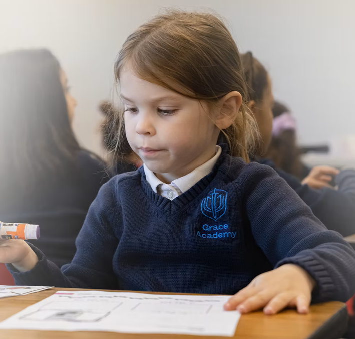 Grace Academy classroom